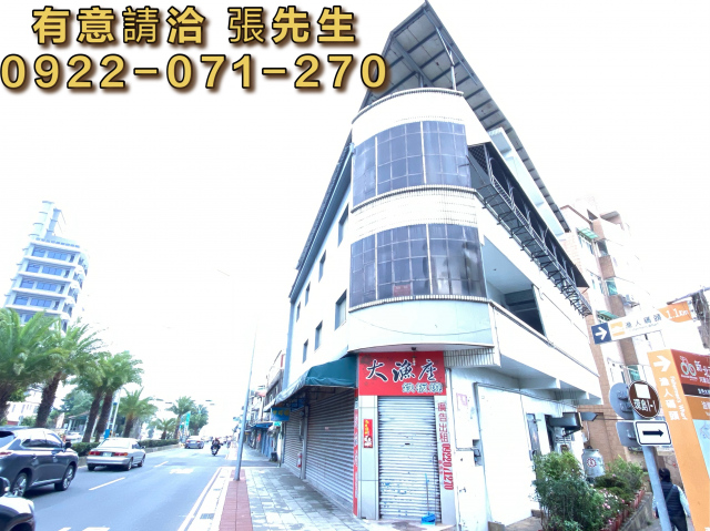 淡水中正路(三角窗、廣告牆、招牌看板、樓層出租)