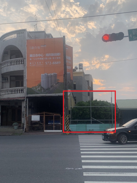 強駐T型路南科人主行路線-三角建案中心點