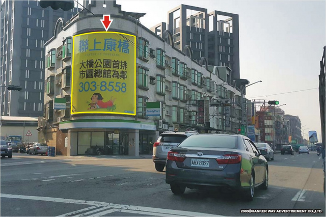 HW-M-0111【漢可威廣告】南市永康區永安路往史博物館