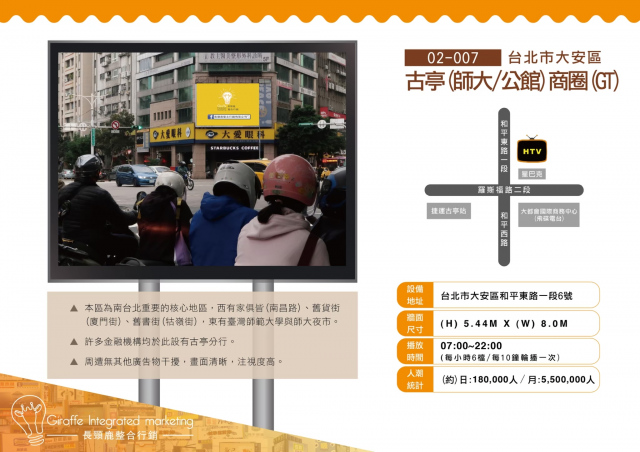 台北市大安區 古亭師大公館商圈